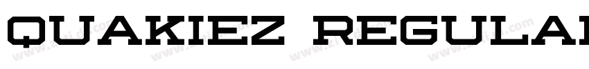 Quakiez Regular字体转换